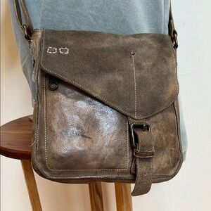 Bed Stu Brown Leather Crossbody Bag